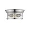 Z-Lite Sonna 2 Light Flush Mount, Chrome And Clear Seedy 727F10-CH - alternate 2